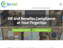 Tablet Screenshot of hr360.com